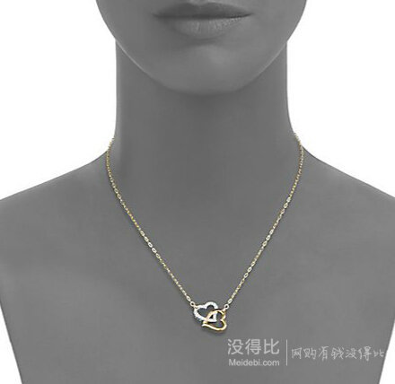 Swarovski 施华洛世奇  Match Swarovski Crystal Heart 心心相扣水晶项链