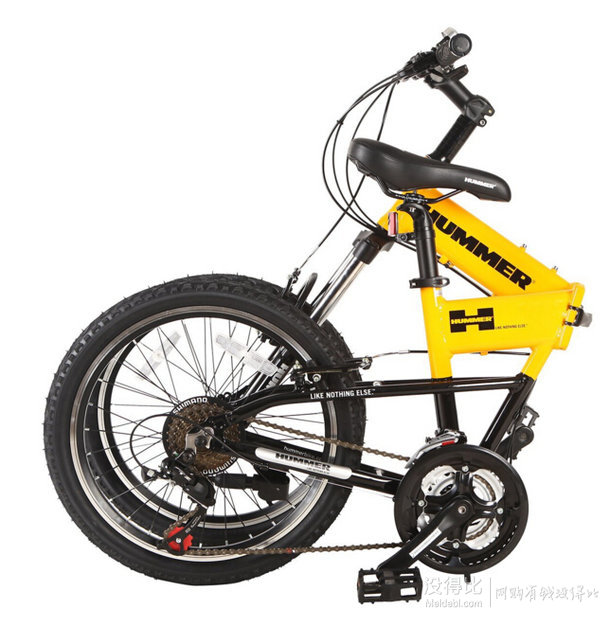 hummer 悍马 伞兵系列 折叠山地车21速 pt-2011 1899元包邮