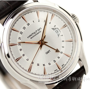 HAMILTON 汉密尔顿 Jazzmaster Traveler 爵士系列 GMT H32585557 男款机械腕表