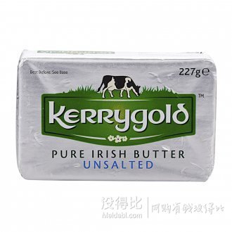 爱尔兰进口金凯利Kerrygold爱尔兰风味无盐黄油200g