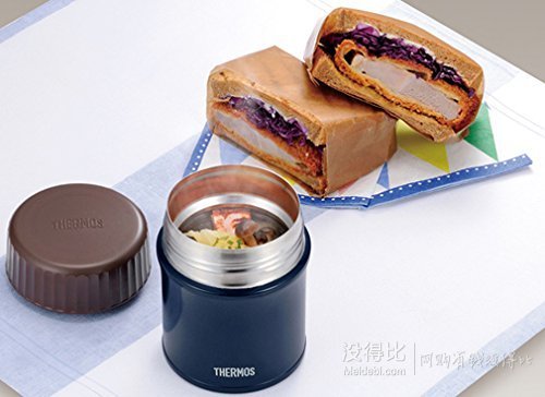 THERMOS 膳魔师 JBI-382 NVY 保温罐 0.38L