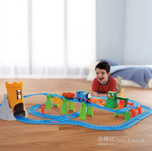 Thomas &amp; Friends 托马斯和朋友 CJY63 小小工程师轨道车礼盒+双环轨道套装BGL97    239元（组合购+用码）