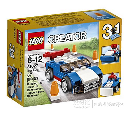 LEGO 乐高 Creator Blue Racer Set 创意百变系列蓝色赛车 31027