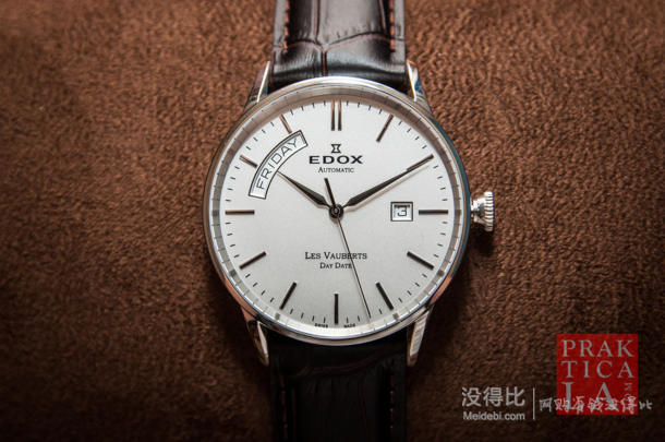 EDOX 依度 Les Vauberts系列 自动机械男表 83007-3-AIN