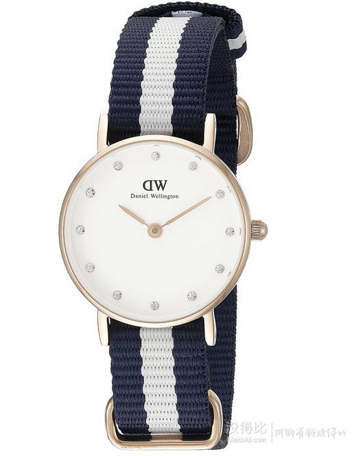 Daniel Wellington 施华洛世奇水晶 女士时尚石英表 0908DW