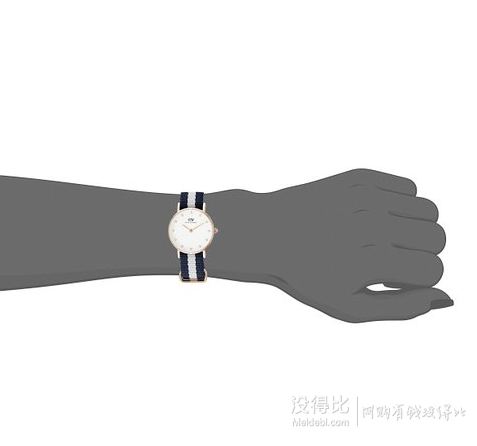 Daniel Wellington 施华洛世奇水晶 女士时尚石英表 0908DW