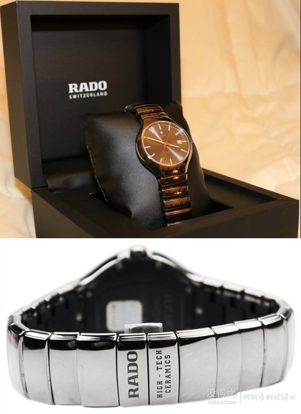 降96刀！Rado 雷达 True 真系列 R27351112 男款机械腕表