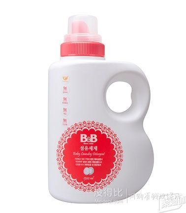 B&B 保宁 婴幼儿除菌桶装洗衣液1500ml/桶*2