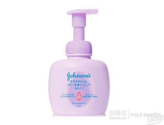 日本Johnson’sbaby强生婴儿沐浴洗发水宝宝二合一全身舒眠沐浴露400ml