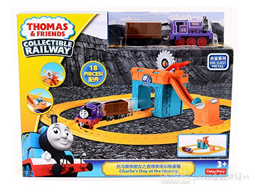 新低！Thomas &Friends 托马斯和朋友 查理和采石场玩具套装CDV08 折59.4元包邮（99下单6折）