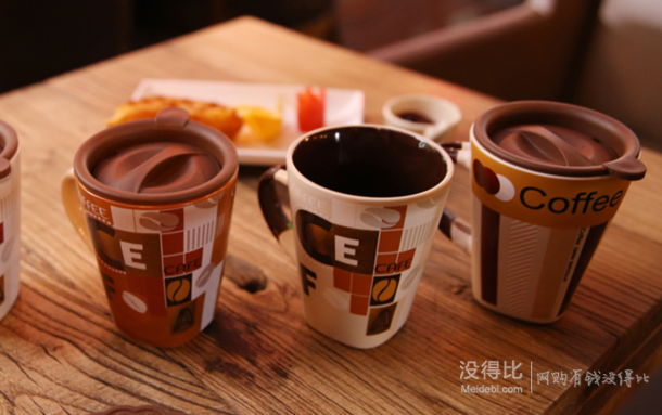 ST Ceramics 三塘 创意陶瓷杯子 带勺子  8.8元包邮（13.8-5券）
