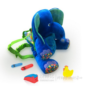 prime特惠！Eric Carle Backpack Harness 儿童防走失包 小象款