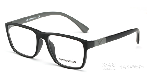 EMPORIO ARMANI 阿玛尼 板材光学眼镜架EA3091-F 5042 55+1.60非球面镜片 399元包邮（429-30）