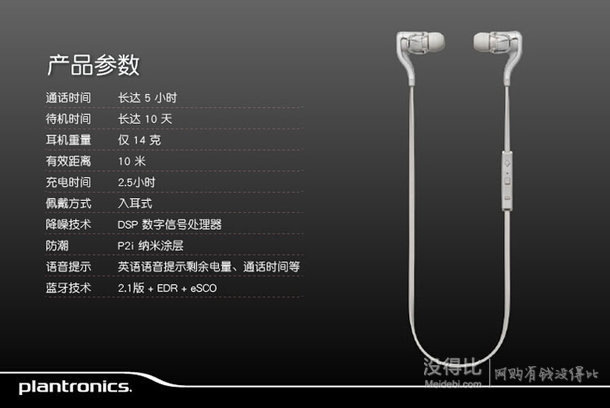 Plantronics 缤特力 BackBeat GO 2代 无线运动立体声蓝牙耳机  258元包邮（双重优惠）