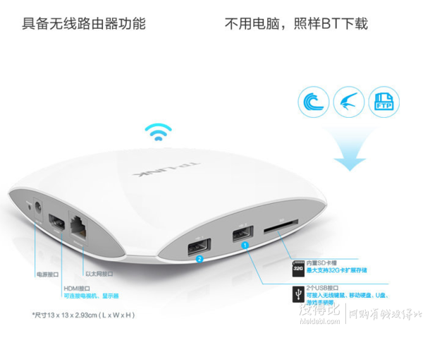 一半差价！TP-LINK TP mini 小白路由 150元包邮