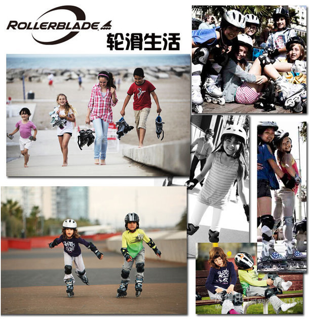 ROLLERBLADE 罗勒布雷德 COMBO 轮滑鞋套装 318元包邮（618-300）