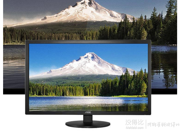 AOC E2270SWN6 21.5英寸爱眼净蓝光宽屏LED背光液晶显示器（黑色）