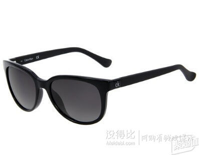 Calvin Klein 卡尔文·克莱恩 女式 太阳镜复古时尚墨镜潮遮阳镜 CK3176S-001 001自然黑 54