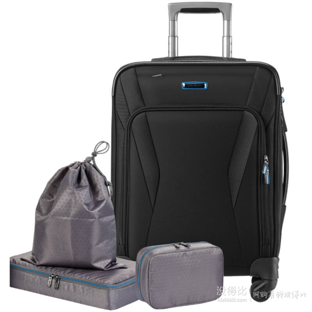 新品首降： Samsonite 新秀丽 Neo Lounge 商务拉杆箱 20英寸 +送收纳四件套 589元（989-400）