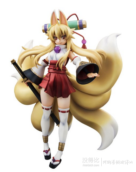 megahouse 神罗万象 白面金刚 九尾 伊祖娜 1/8 pvc涂装完成品