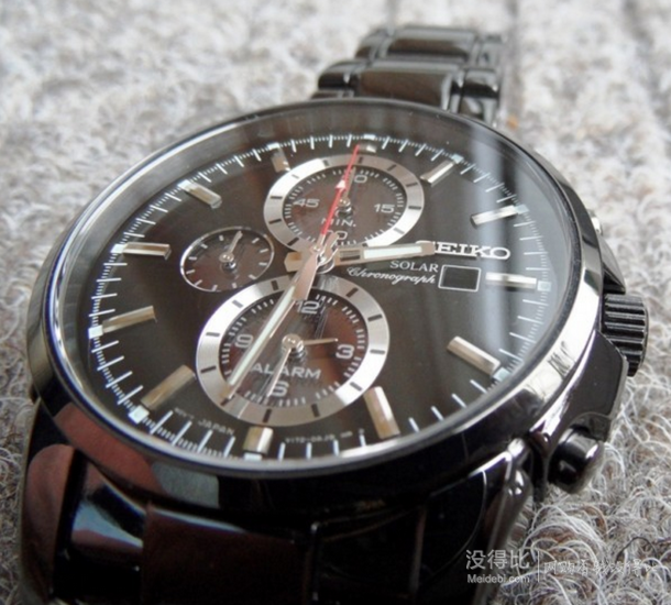 SEIKO 精工 SSC095 男款太阳能腕表