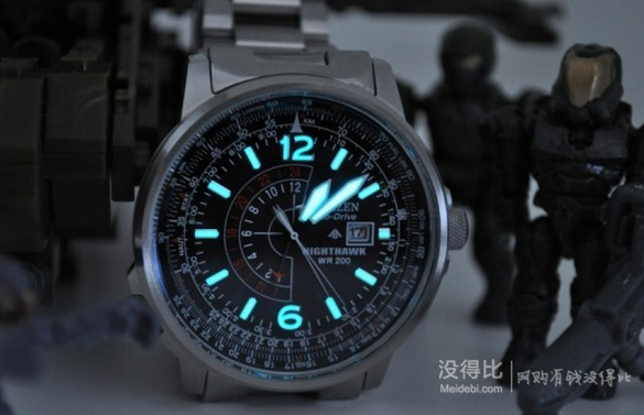Citizen 西铁城 BJ7000-52E  夜鹰系列 光动能不锈钢手表