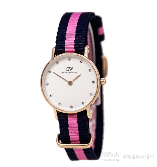 Daniel Wellington 0906DW 施华洛世奇镶钻女士手表   