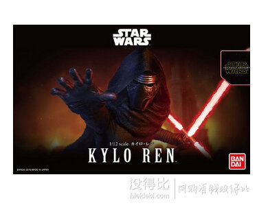 BANDAI 万代 星球大战 黑武士Kylo Ren 1/12拼装型人偶