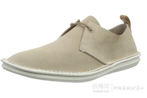 41.5码！Clarks 其乐 男士真皮系带休闲鞋 