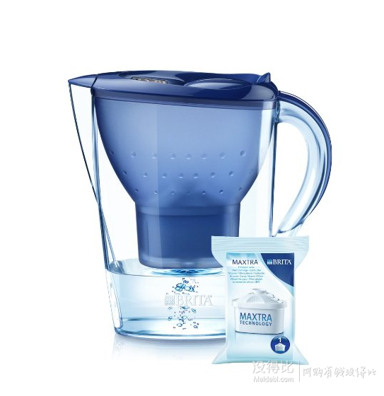 Brita 碧然德 德国原装进口滤水壶  Marella XL 3.5L 一壶1芯(蓝色) 169元包邮