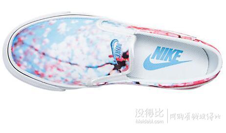 NIKE 耐克 Cherry Blossom Toki 女士一脚蹬休闲鞋    