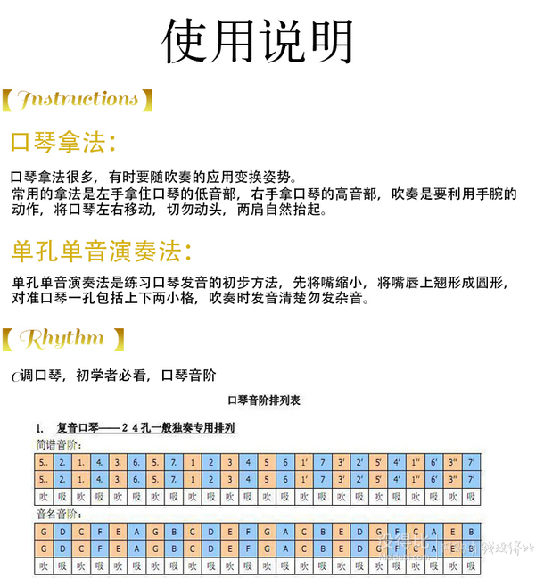 天鹅 24孔复音口琴  9.9元（19.9-10）