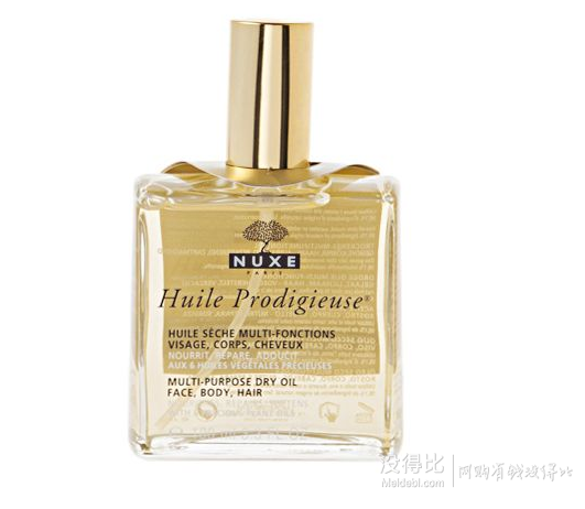 NUXE 销售冠军 ： NUXE 欧树 HUILE PRODIGIEUSE 晶亮全效护理油 100ml    71元（需用码）