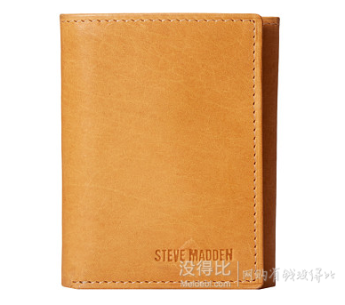 Steve Madden Two-Tone Trifold真皮钱包