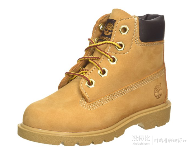 40码！Timberland 天木兰6寸经典工装靴 大童中性款 黄色