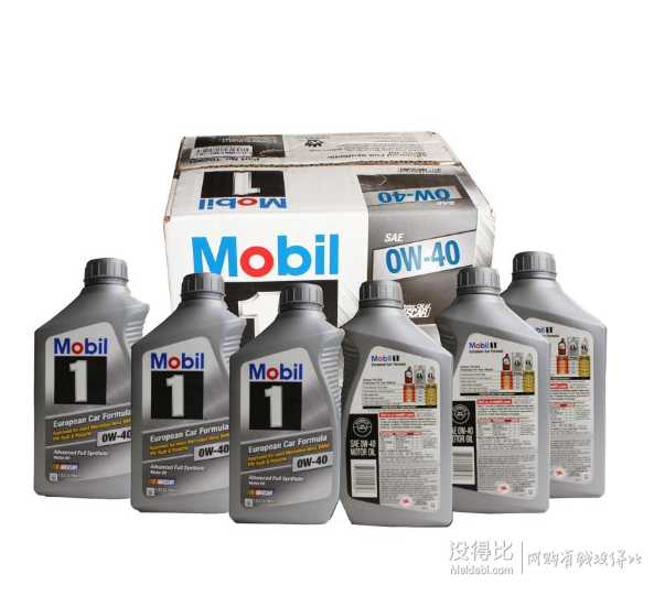 Mobil 美孚1号 全合成润滑油0W-40 946ml*6支装+Prestone防冻液   311元包邮