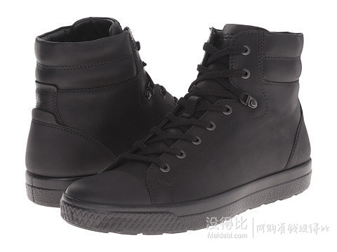 ECCO 爱步 Ethan High Top 男士真皮高帮休闲鞋