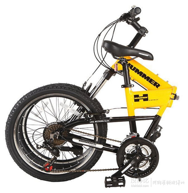 hummer 悍马 伞兵系列 折叠山地车21速 1799包邮