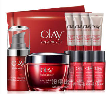 Olay玉兰油  新生塑颜化妆品护肤套装（面霜50g+眼霜15ml） +洁面乳 207.8元包邮（388，每满199-100）