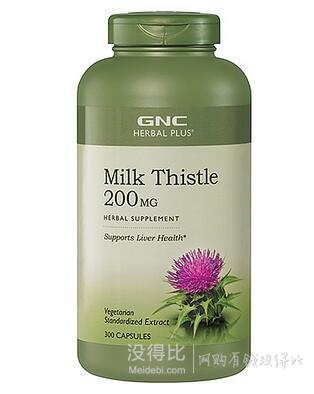 gnc水飞蓟护肝片200mg100粒