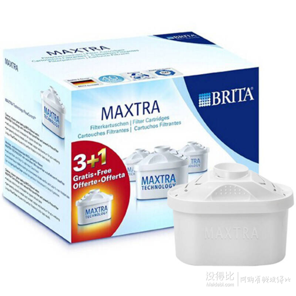 BRITA 碧然德 家用滤水壶滤芯 4枚装  约103元（109元，满327-50+税费）