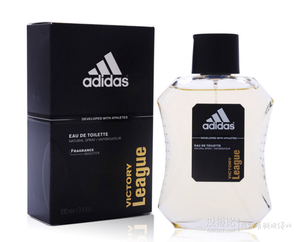 Adidas阿迪达斯 征服型 男款运动 持久淡香水100ml  折33元（3959元2件）