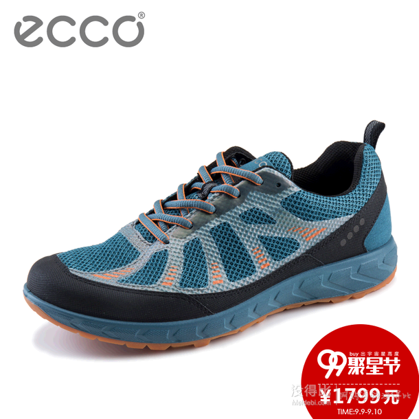 16新品！ECCO 爱步 地形踪迹 男士户外越野跑鞋