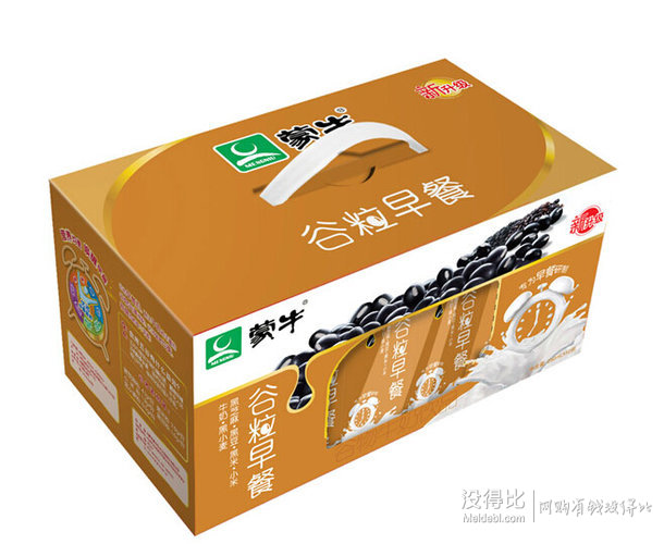 MENGNIU 蒙牛 谷粒早餐奶 250ml*12盒  折18元（36，买一送一）