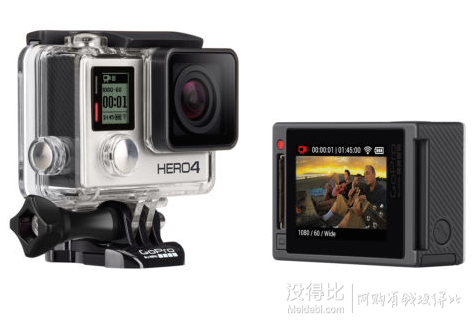 GoPro Hero4 银色 户外极限摄像机 官翻版