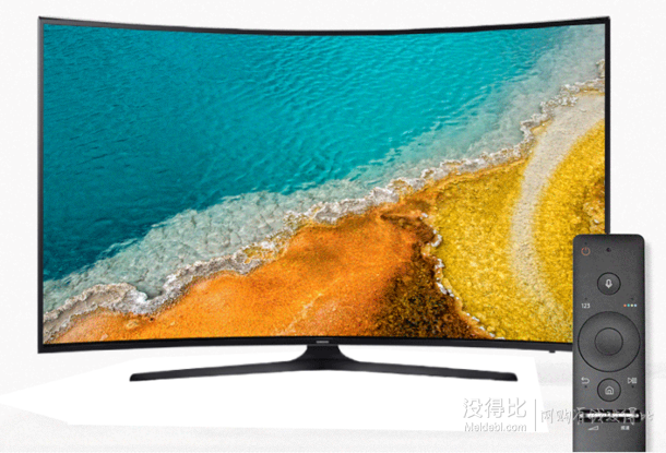 新低价！SAMSUNG 三星 UA55KU6880JXXZ 55英寸4K智能曲面液晶电视