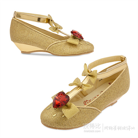 disney 迪士尼 belle costume shoes 贝儿公主儿童鞋