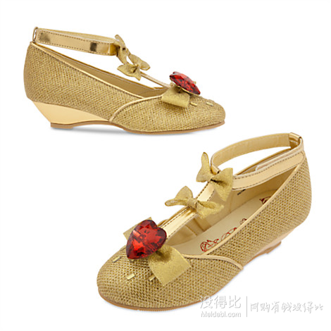 Disney 迪士尼 Belle Costume Shoes 贝儿公主儿童鞋