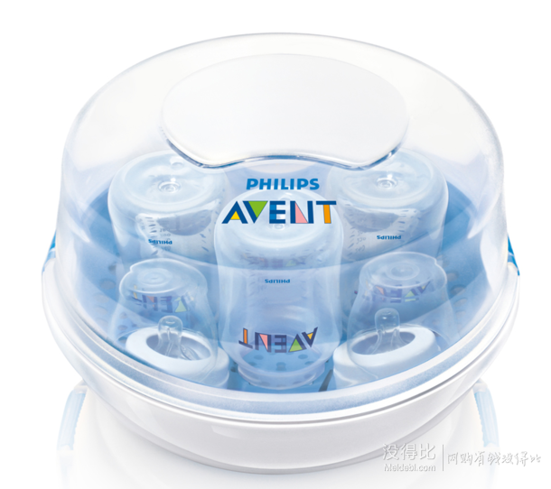 PHILIPS 飞利浦 AVENT 新安怡 SCF281/02 微波炉蒸汽消毒锅+凑单品    106元包邮（168199-100）