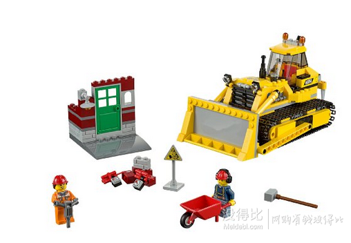 新低价： LEGO 乐高 城市系列 60074 工程推土机    149.4元包邮（249元，下单6折）